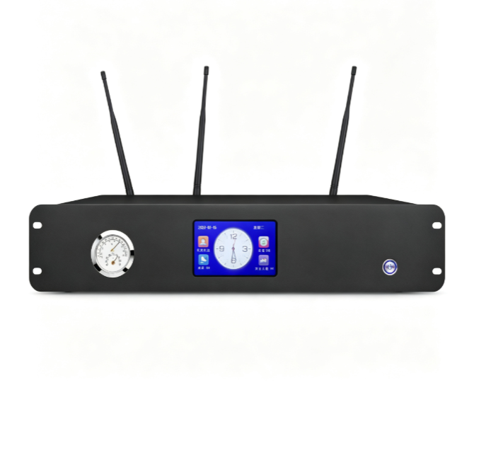 وحدة التحكم الرئيسية لنظام المؤتمرات اللاسلكي TEKONG COUDUS - 2U - UHF رقمي - شاشة مزدوجة - هيكل معدني بالكامل