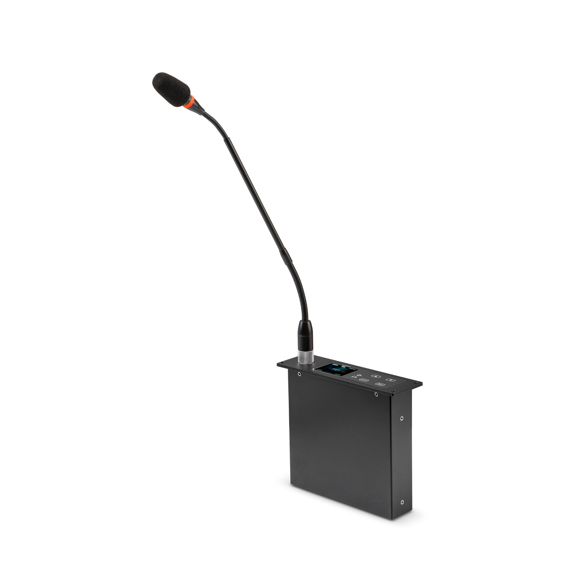tekong COUDUS Chairman Gooseneck Conference Microphone - Metal Base - 8-Pin RJ45 - 2.0" TFT Display - Diamond-Angle Patent