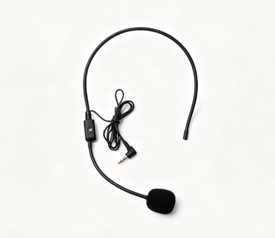 Tekong COUDUS Headworn Microphone - for Infrared Pen Transmitter - 3.5mm Plug - 10mm Omnidirectional Capsule