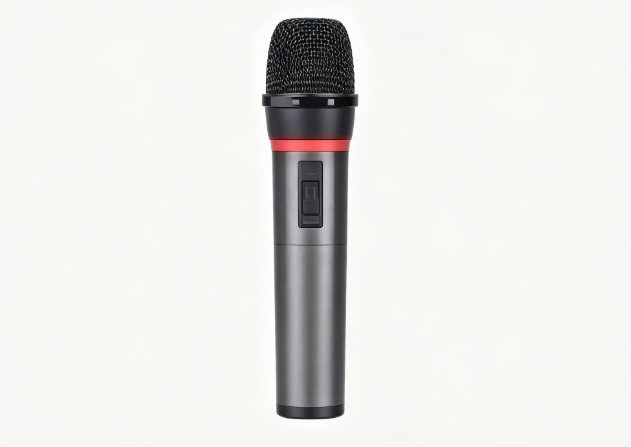 tekong,COUDUS Infrared Handheld Microphone - Chrome-Plated Aluminum Alloy Housing - 14500 Li-ion Battery - Type-C Charging - 9-Angle Anti-Roll Grille