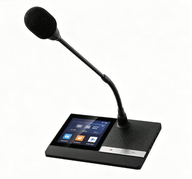 COUDUS ,Tekong Wireless Touchscreen Digital Conference Chairman Unit - 4" Touchscreen - Check-in/Voting - Tri-Band WiFi - Video Tracking